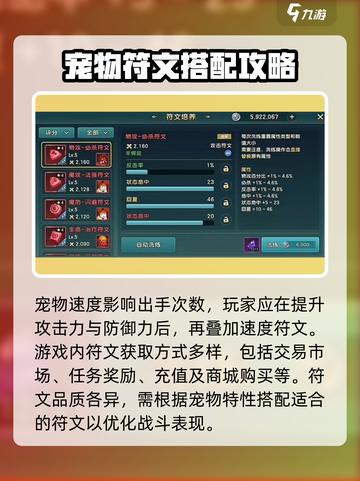 魔力宝贝物攻宠符文搭配🔥超强技巧一网打尽！截图4