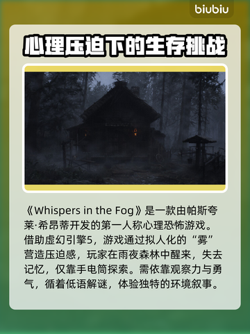 雾中的呢喃🔥WhispersintheFog加速器推荐🚀游戏必备！截图2