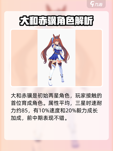 闪耀优俊少女大和赤骥育成攻略介绍截图2
