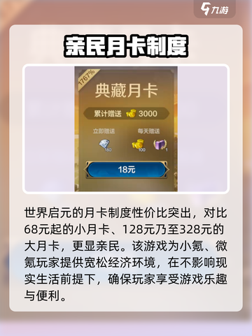 世界启元💥：氪金系统大揭秘，不氪不行？✨截图4