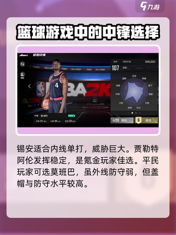 美职篮全明星中锋球员有哪些介绍截图4