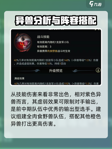 《野兽领主新世界》狞猫技能曝光！💥必看攻略来啦！截图4