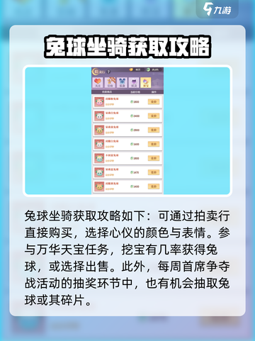 长安幻想手游兔球坐骑怎么得介绍截图2