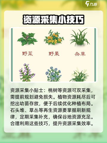 桃源记2资源采集攻略介绍截图3