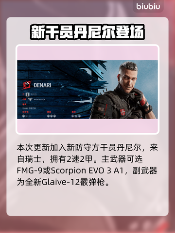 《彩虹六号》Y10S3大更新！新干员🔥武器上线💥截图2