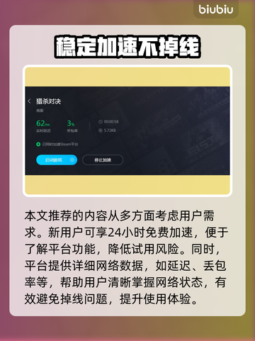 猎杀对决掉帧？用对加速器秒解决！🔥🎮截图5