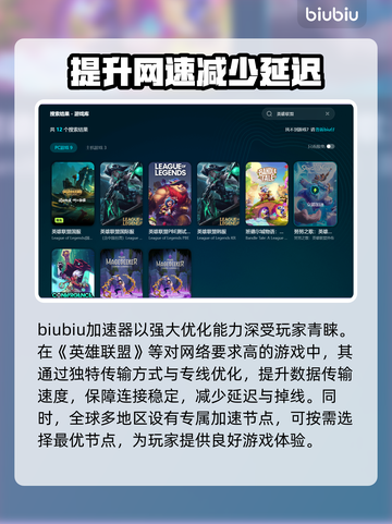 英雄联盟卡顿？这款加速器让你畅爽游戏🔥🎮截图3