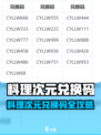 🔥料理次元兑换码全汇总！🎮✨