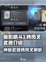 暗影格斗3烤肉叉属于什么武器介绍