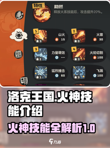 洛克王国世界火神技能介绍介绍截图1
