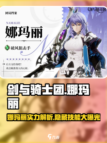 剑与骑士团🔥娜玛丽详细解析，超强角色不容错过！截图1