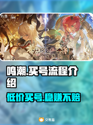 鸣潮买号流程🔥专业交易平台推荐🎉截图1