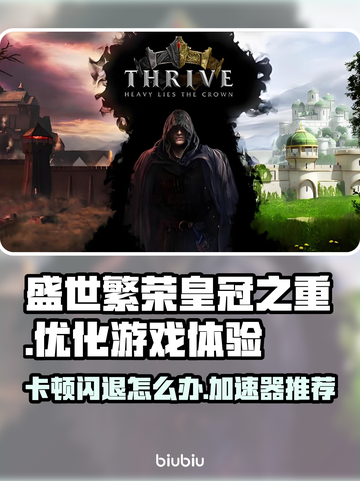 盛世繁荣皇冠之重卡顿？这个加速器🔥超好用！🎮截图1