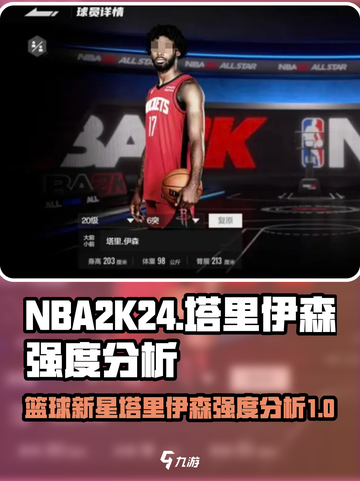 美职篮全明星塔里伊森怎么样介绍截图1