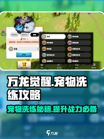 万龙觉醒宠物洗练攻略介绍截图1