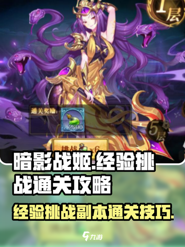 暗影战姬🔥经验挑战副本通关攻略来啦！截图1