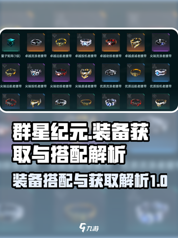 群星纪元装备搭配解析介绍截图1