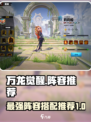 万龙觉醒选什么阵容比较好介绍