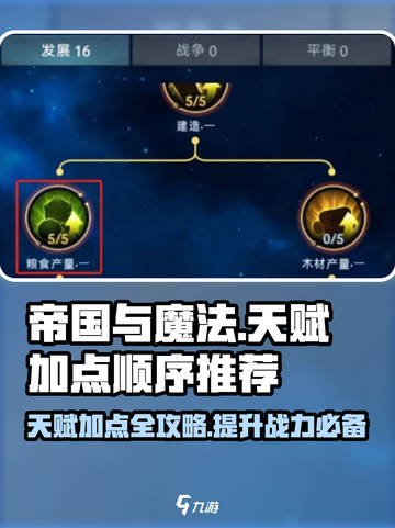 帝国与魔法天赋怎么点介绍截图1
