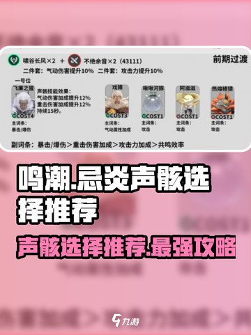 鸣潮🔥忌炎声骸最佳选择推荐！💡截图1