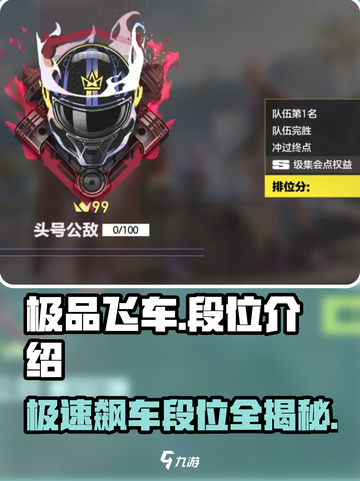 极品飞车集结🔥段位全解析，速来冲段！截图1