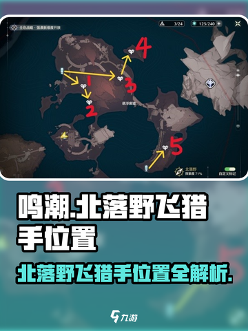 鸣潮🔥北落野飞猎手位置大揭秘！新手必看📍截图1