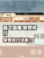 森之国度荣誉一览介绍