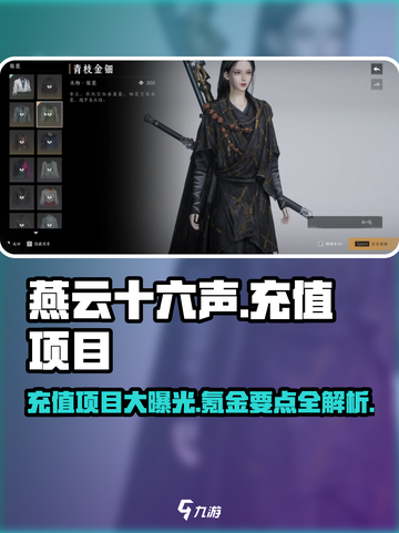 燕云十六声💎充值项目大起底，氪金要点全在这！🔥截图1