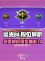 远光84段位全解析🔥游戏玩家必看！