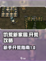 饥荒新家园🔥新手必看！快速开荒指南💎