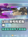 🔥CSGO账号购买软件下载链接🎮