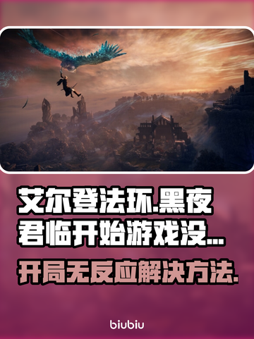 艾尔登法环黑夜君临开始游戏没反应？⚡解决方法来了！截图1
