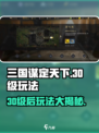 三国谋定天下💥30级后这样玩，轻松称霸全场！