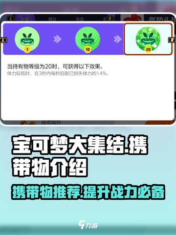 宝可梦大集结🔥必胜携带物推荐💡截图1