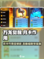 万龙觉醒月卡🔥超值福利不容错过！🎮