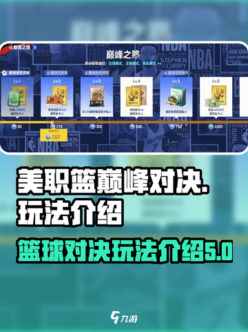 美职篮巅峰对决巅峰之路怎么玩介绍截图1