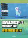 洛克王国世界绯雪强度分析介绍