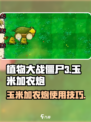 植物大战僵尸3玉米加农炮怎么用介绍