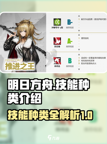明日方舟技能是什么介绍截图1