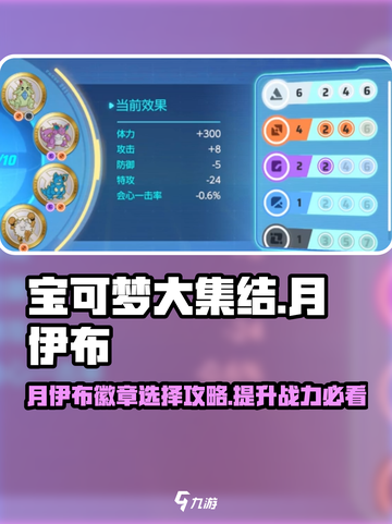 宝可梦大集结🔥月伊布徽章选择攻略💡截图1