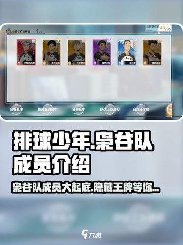 排球少年手游枭谷阵营都有谁介绍截图1