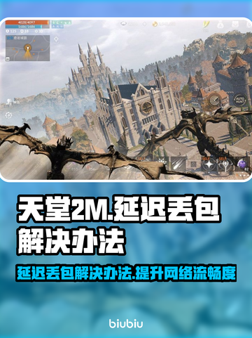 天堂2M延迟丢包？一键解决流畅玩💎截图1