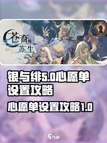 银与绯心愿单怎么设置介绍截图1