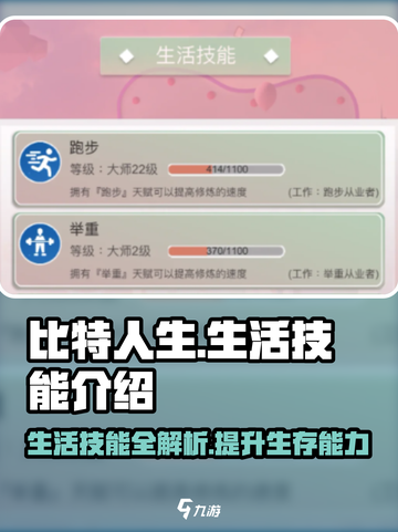 比特人生生活技能有哪些介绍截图1