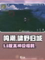 鸣潮🔥啸野归城铃声速拿！