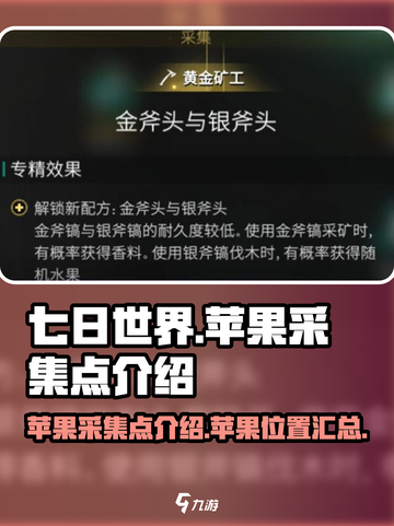 七日世界苹果采集点介绍介绍截图1