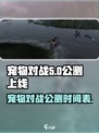 宠物对战公测什么时候介绍