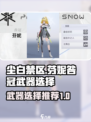 尘白禁区芬妮咎冠武器怎么选择介绍