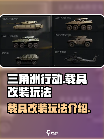 三角洲行动载具改装怎么玩介绍截图1