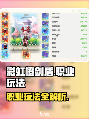 彩虹橙剑盾🔥手游职业玩法大揭秘！💎截图1